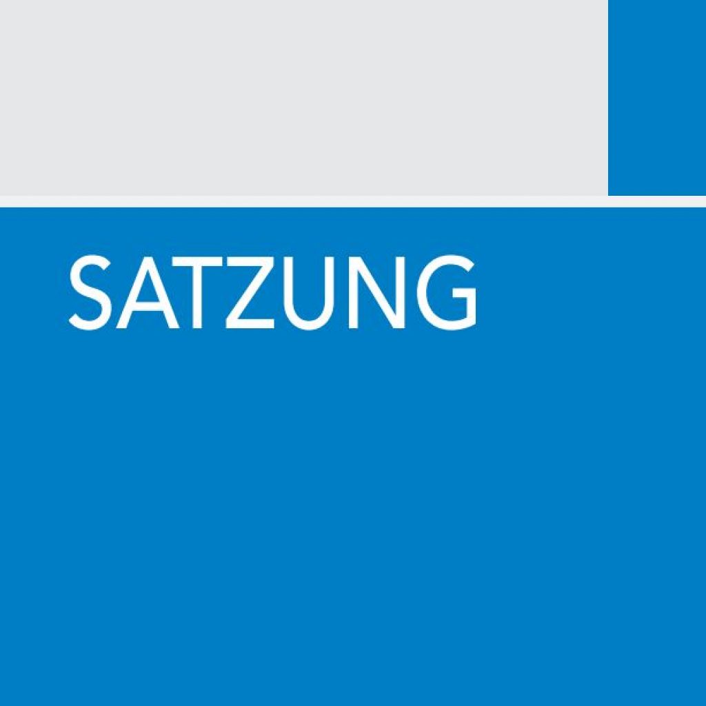 Satzung-Frontseite